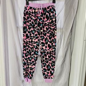 Girls fleece joggers size large 10/12 Tek Gear